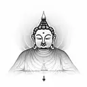 budha tattoo design idea