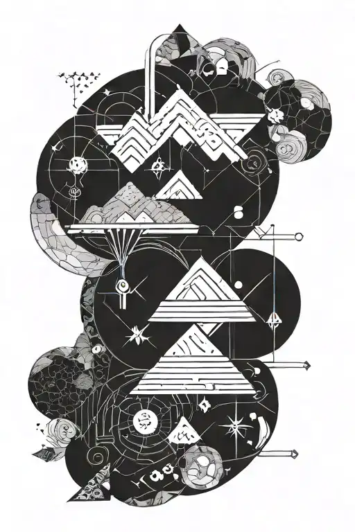 the four elements  tattoo design idea