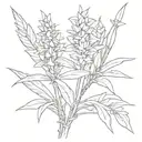 yucca plant tattoo design idea