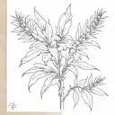 yucca plant tattoo design idea