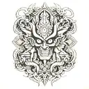 exodia yu gi oh tattoo design idea