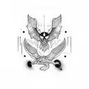 every negativity has positive consequences  tattoo design idea