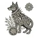 nepali tattoo containing forest tattoo design idea