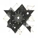 Orion constellation tattoo design idea