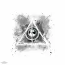 Harry Potter Deathly Hallows, 3 Brothers, Always  tattoo design idea