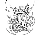 Create a tattoo design inspired by a Bible verse that represents strength and resilience tattoo design idea