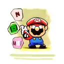 Mario bross  tattoo design idea