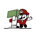 Mario bross  tattoo design idea