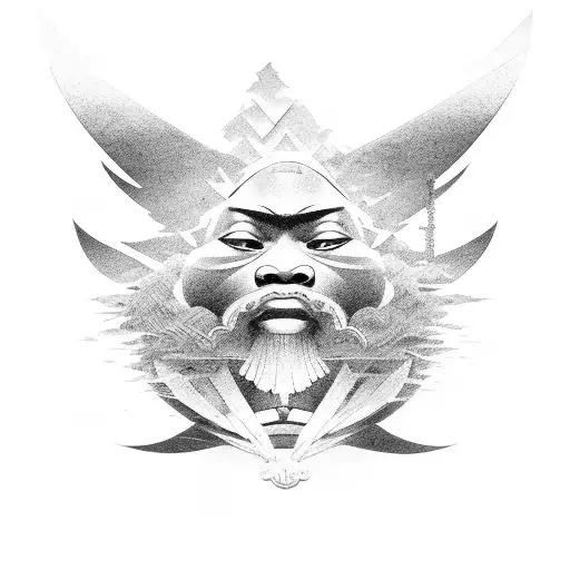 yasuke tattoo design idea