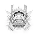 yasuke tattoo design idea