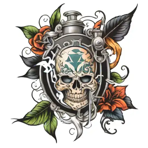 Adrenaline formula tattoo design idea