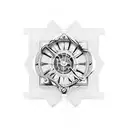 2001 in roman numeral tattoo design idea