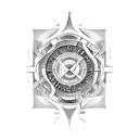 2001 in roman numeral tattoo design idea