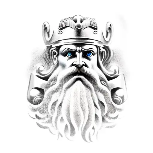 Greek mythology Zeus thor tattoo design idea