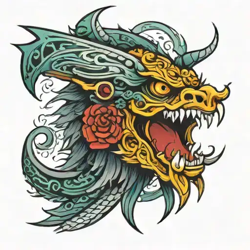 kukulkan tattoo design idea