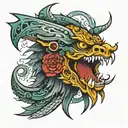 kukulkan tattoo design idea