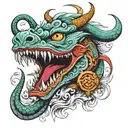 kukulkan tattoo design idea