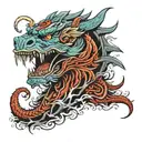 kukulkan tattoo design idea