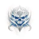 lich king tattoo design idea