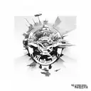 Rebellions are built on hope, Korea tattoo design idea