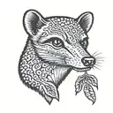 Mongoose tattoo design idea