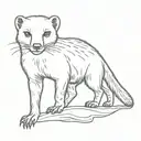 Mongoose tattoo design idea