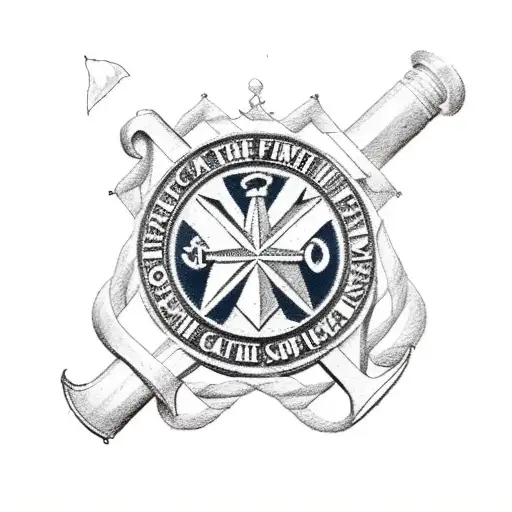 Navy Chaplain Corps Seal and Maltese Cross tattoo design idea