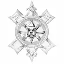 Navy Chaplain Corps Seal and Maltese Cross tattoo design idea