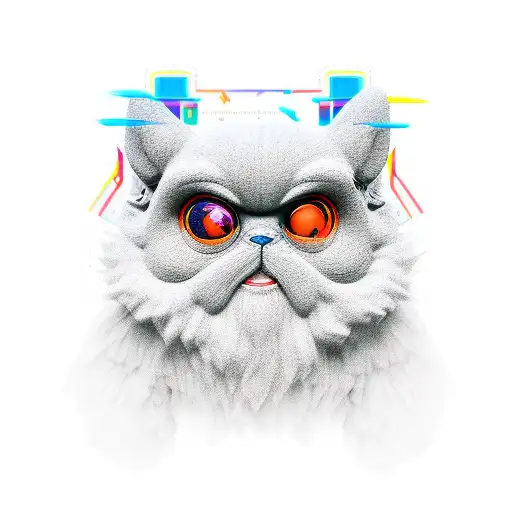 the gizmo of 3D modeling programs with their colors tattoo design idea