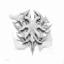 white ferrari tattoo design idea