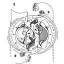 Pisces and Aries  tattoo design idea