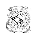 Pisces and Aries  tattoo design idea