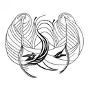 Pisces and Aries  tattoo design idea