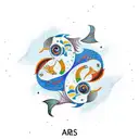 Pisces and Aries  tattoo design idea