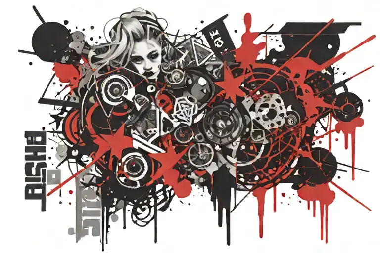 lisa blackpink tattoo design idea