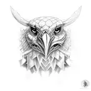 Tartan Adler tattoo design idea