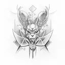 Tartan Adler tattoo design idea