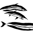 3 sardines tattoo design idea