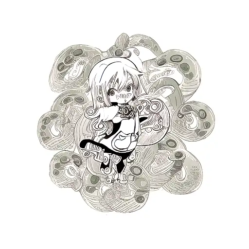 Octopus tattoo design idea