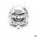 train dates tattoo design idea