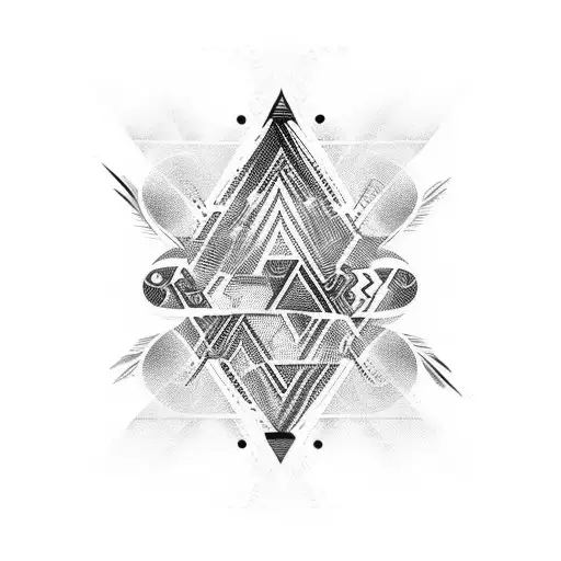liquidity abstract  tattoo design idea