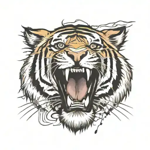 Mizzou Tiger logo tattoo design idea
