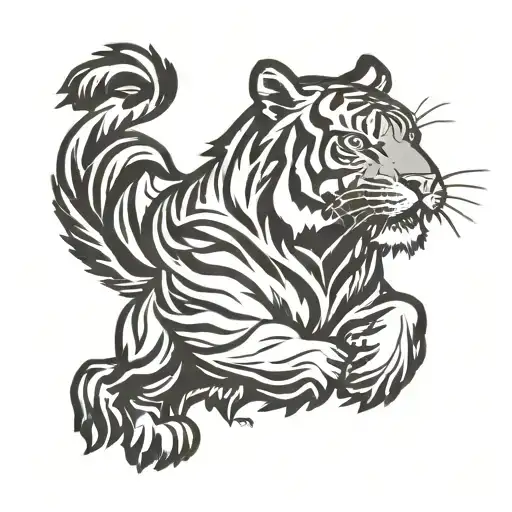Mizzou Tiger logo tattoo design idea