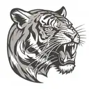 Mizzou Tiger logo tattoo design idea