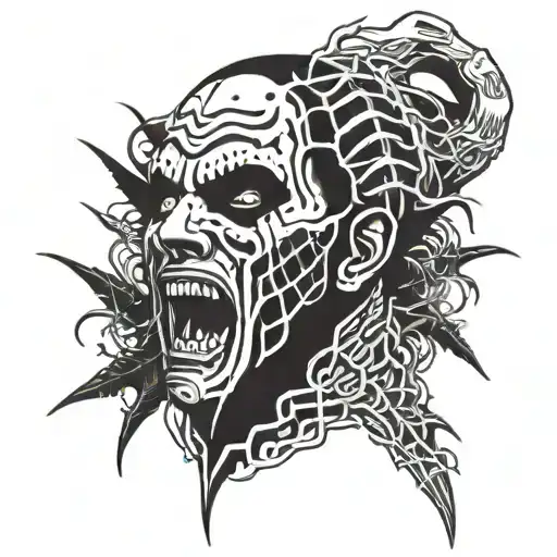 slipknot Metallica Korn tattoo design idea