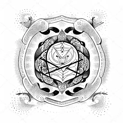 magic seals  tattoo design idea