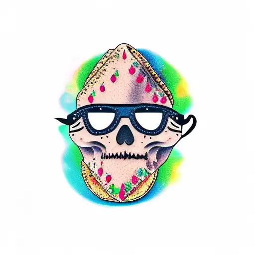 tacos tattoo design idea