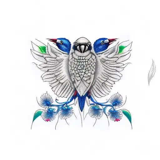 lorikeet tattoo design idea