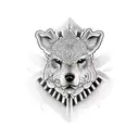 waffle tattoo design idea