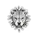 waffle tattoo design idea